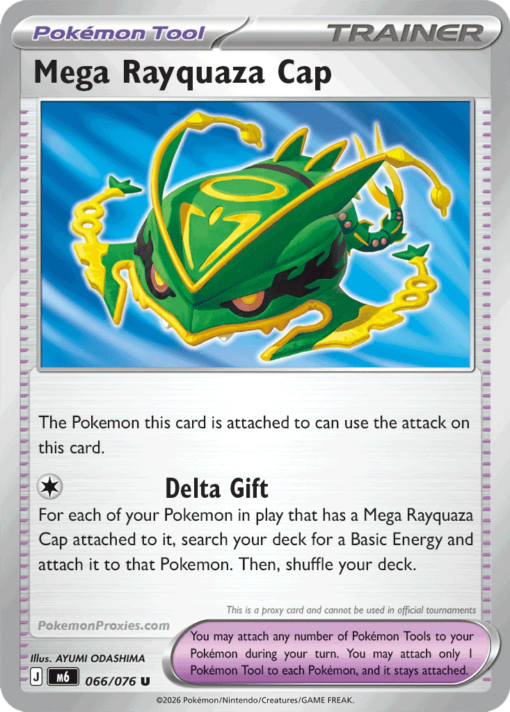 Mega Rayquaza Cap