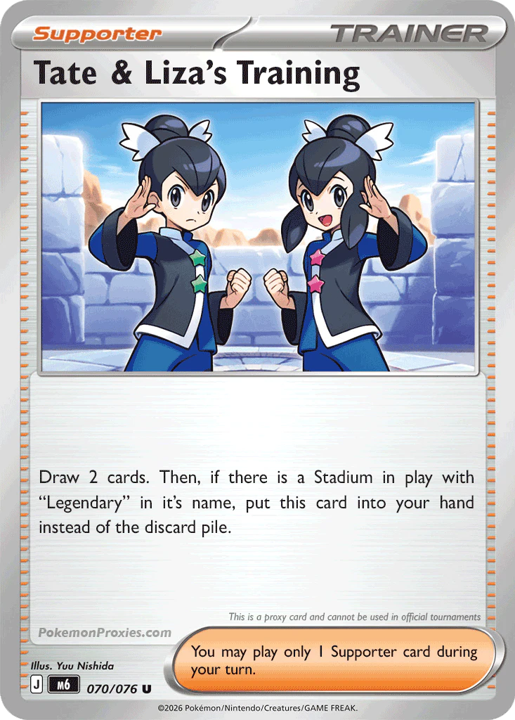 Tate & Liza’s Training